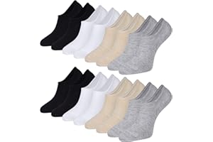 Toes Home Bambusowe skarpety do sneakersów dla kobiet i mężczyzn – 8 par antypoślizgowych skarpet do kostek o niskim kroju Sneaker niewidoczne stopy mokasyny na co dzień buty do łodzi