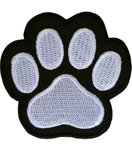 Cucciolo di Cane - con Macchie Marroni - Applicazione Termoadesiva