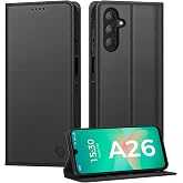 Kirnntca Handyhülle für Samsung Galaxy A26 5G Hülle, Kartenfach Premium PU Leder Klapphülle Schutzhülle, Standfunktion Tasche