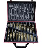Hepyc 1-13 mm HSS Drill Bit Set 0.5 mm Increments 25 Pc Kit - Twin
