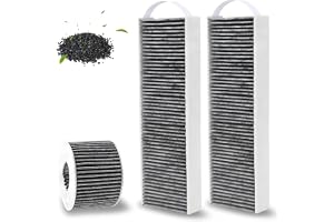 Aktivt kolfilter för Bora Pure PUAKF, 2 pack filter för PURE eller PUXU recirkulerande spishällsfläkt, reservfiltertillbehör (425x130x50 mm)