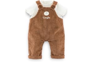 Corolle - Overaller Bear & T-Shirt Small Explorer, Poupon kläder 30 cm, från 18 månader, 9000111280