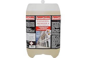 5 Litros Garrafa cleanprince Fachada más Limpia Limpiador a Alcalino Ultra-Konzentrat de Exterior para Todos Säureempfindlichen Steinarten Hormigón Bloques Piedra Caliza Mármol Etc. Radicales Fondo