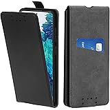 Adicase Galaxy S20 FE Hülle Leder Tasche für Samsung Galaxy S20 FE Handyhülle Flip Case Schutzhülle (Schwarz)