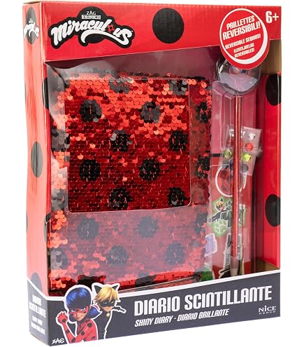Journal Secret Miraculous Ladybug – À Personnaliser Avec Cadenas, Feutres, Stickers & Gemmes – Dès 4 Ans