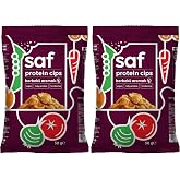 saf Barbek&uuml; Aromalı Protein Cips 50 gr 2li paket