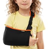 BraceUP Adjustable Children's Sling &ndash; Double Strap, One Size | Both sides portable; buckle closure; breathable; daily and sch