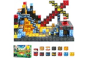 Yolla Loos Magnetyczne klocki do budowania zabawek-zestaw zabawek Montessori 70 sztuk, prezent dla dzieci w wieku od 3 lat