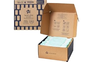 Tommee Tippee Twist & Click-blöjpåfyllningsfilm, set med 18, längd 10,5 m vardera, antibakteriell flerskiktsfilm*, passar i T