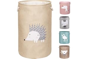 AXHOP cesto ropa sucia con tapa, cesto juguetes, cesta de juguetes para niños, ropa y decoración de habitaciones. la mejor canasta de regalo para niños, gatos, perros.