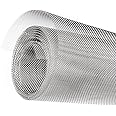304 Stainless Steel Wire Mesh Roll 2.5 Metre x 300mm, Rodent mesh/Metal Mesh/Window Screen Mesh, Prevent Mouse Mice Snakes Hornets Rodents Entering,Easy to Cut and Install