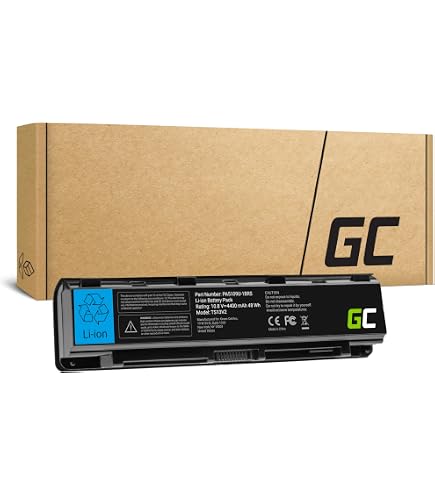 Batterie Green Cell Pour Toshiba PA5107U-1BRS - Compatible Satellite L50-A P50-A Pro L50-A 2200mAh 14.4V