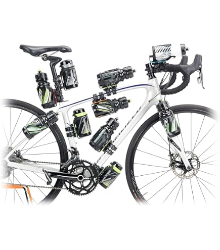 Portaborracce Per Bicicletta Raceone XR1 - 600 Cc, In Polietilene Medicale, Made In Italy, Colore Nero/giallo - 9