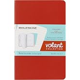 Moleskine &Ccedil;izgili Volant Not Defteri 2'Li Set Cep Boy Turuncu + Aqua Mavi
