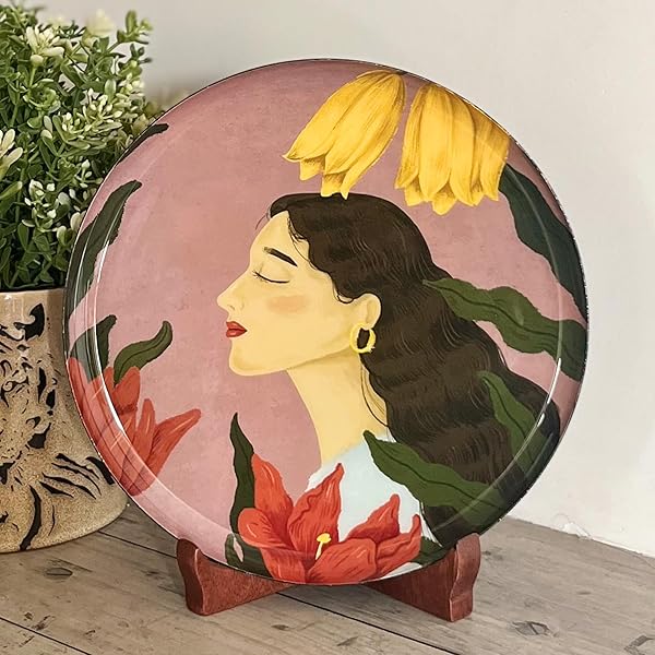 Buy Maanvii Metal Crafts Pure Copper Puja Plate – 8.2” (21 cm