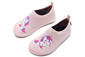 IceUnicorn Hausschuhe Kinder Atmungsaktive Pantoffeln Leicht Rutschfest Kleinkinder Hüttenschuhe Jungen Mädchen Slippers