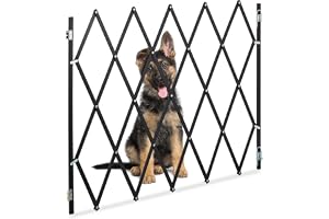 Relaxdays hundgaller, utdragbart till 130 cm, 87,5–100 cm högt