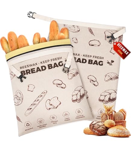 Pandoo Set Di 7 Retine Per Frutta E Verdura In Cotone Biologico - 6 Shopping Bag + 1 Borsa Per Pane, Lavabili A 40°C, Acquistare Senza Plastica, Riutilizzabili, Confezione In Cartone Riciclato