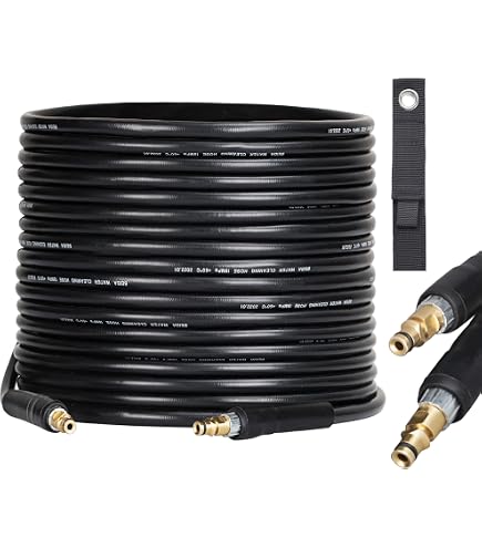 Kit Réparation Tuyau Haute Pression Kärcher - Raccord Quick-Connect Laiton Pour K2 à K7, Avec Collier De Serrage