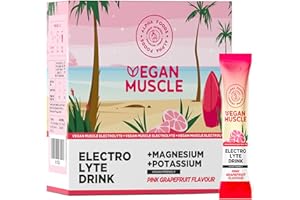 Alpha Foods Elektrolity w proszku - Napój elektrolitowy Smak różowego grejpfruta - Napój mineralny bez cukru, elektrolitów Sód, magnez, potas do nawodnienia - Wegański - 30 porcji Elektrolity