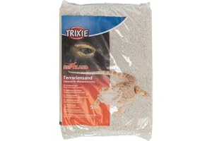 Trixie 76134 Bassand för Ökenterrarier, Vit, 5 kg