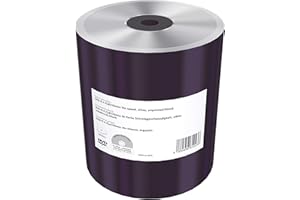 MediaRange MR422 - DVD Non stampato/vuoto, 4,7 GB, 120 min 16x velocità, Argento, Pacco da 100