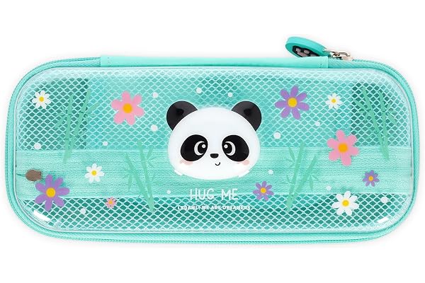 Legami - Trousse Wonderwow, 2 Compartiments et Porte-Stylo intérieur, Compartiment intérieur avec Tissu en Maille, Fermeture à Glissière, 23 x 11 x 5 cm