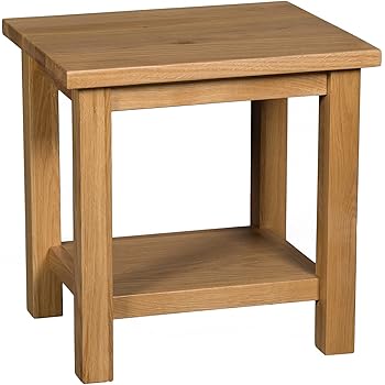 Waverly Oak Small Side Lamp Coffee Table in Light Oak 