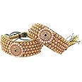Handicraft Kottage Women's Traditional Gold Plated Royal Rajasthani Look Pochi Armlet Kada | Bajuband Armlet | Bangles Set for Girls & Women