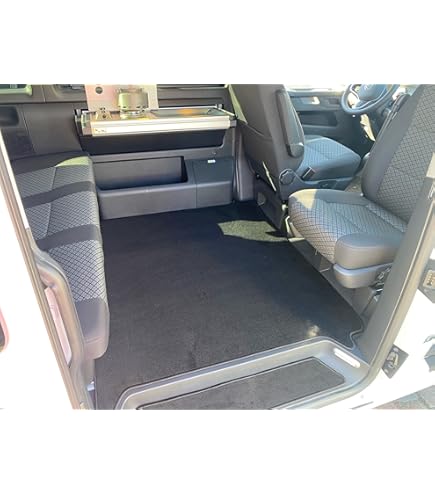 Autix Premium Gastenruimte Kofferbakmat - Compatibel Met VW T6.1 California Beach Camper Edition