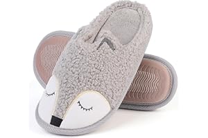 Uniuni Winter Warme Hausschuhe mit Memory Foam für Unisex-Erwachsene