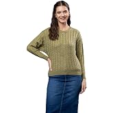 Wear lusso Women’s Woolen Cable Knit Pullover Sweater | Full Sleeve Round Neck Winter Wear | 100% Wool Soft & Warm Stylish Sw