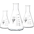 neoLab 1-0181 Erlenmeyer Flask, Narrow Neck, Kimax Boro 3.3, 1000 ml