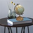 GLOBE DADDY 5 Inch Small World Map Rotating Globe with Wooden Elegant Base for Home Décor/Office Table/Kids & Students/Gifting Item