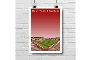 HOME GROUND GroundDesigns ROTHERHAM UNITED Gift NEW YORK Stadium Football Art Print