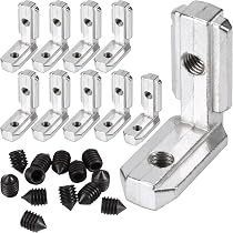10x Innenwinkel Aus Aluprofil – Perfekte Verbinder Für Nut 5, 6, 8, 10
