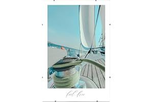 Mein Landhaus Marco de fotos sin marco, 50 x 70 cm, marco de clip con cristal acrílico irrompible, soporte para fotos sin bordes para enmarcar tus fotos en orientación horizontal o vertical