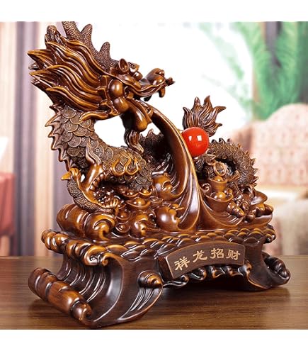 Feng Shui Zucca cinese Wu Lou in ottone, statua del tesoro, decorazione domestica, ornamenti per libreria da tavolo, protezione della fortuna  15
