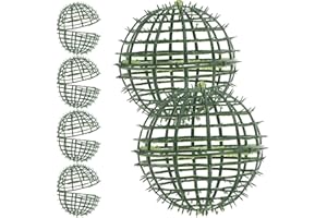 GANAZONO Artificial Plant Topiary Ball Support Rack Flower Arrangement Holder Faux Grass Ball Frame for Home Garden Decoration