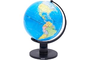 ‎EXERZ Exerz Obrotowy globus – w języku angielskim (średnica: 25 cm)