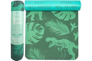 ‎MYGA Myga Childrens Yoga Mat - Eco-Friendly Yoga, Exercise and Fitness Mat for Kids - Features 8 Yoga Poses on the Reverse of the Mat - Non-Slip, Extra Grip & Multi-Purpose Mat - Various Designs