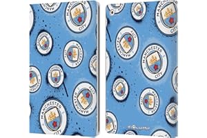 Head Case Designs Officially Licensed Manchester City Man City FC Logo Moonchester & Moonbeam Leather Book Wallet Case Cover Compatible With Apple iPad 10.2 2019/2020/2021