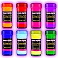 neon nights 2-IN-1 Nachleuchtende Glow Farben | Glow in The Dark Farbe | Phosphoreszierende Farbe für knalligen Leuchteffekt 