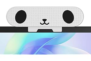 ADELGO Monitor Lautsprecher für PC, USB Portable Computer Lautsprecher für Desktop, Laptop, Mini Soundbar Lautsprecher mit Clip-On-Design für Monitor, Plug and Play