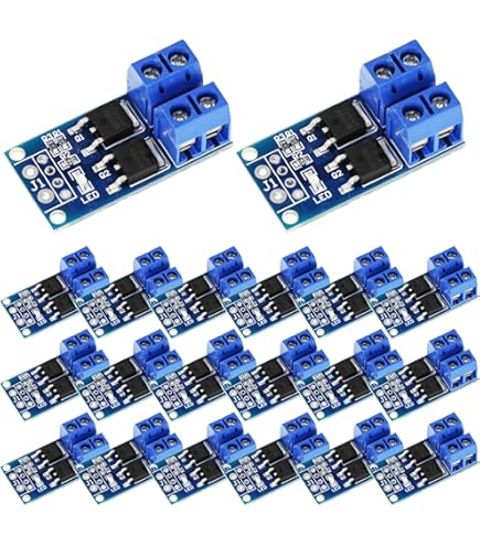 12 Moduli FET Trigger Switch DC 5-36V 400W - Per Arduino, Controllo Motori E LED - Foto 8