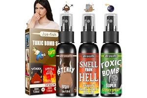 SEELENKLANG 90ml Boule Puantes Puissante Spray Puant, Fart Spray, Spray Qui PUE Le Caca pour Farces et Créer Atmosphère
