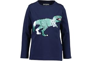 Blue Seven Jungen Langarmshirt mit Wendepailletten Dinos