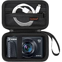 Canon SX740 HS PowerShot Digitalkamera Schwarz - Praktische