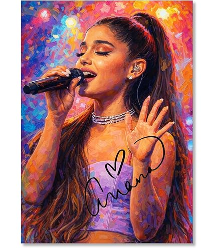 Havoc Ariana Grande Limited Edition Signed Autograph Display - 8x6