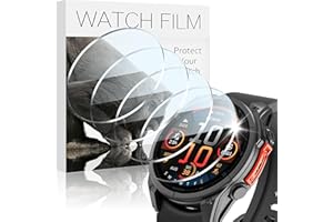 AIDOWU 4-Stück Glas Schutzfolie für Garmin Fenix 8 AMOLED 47mm Displayschutz HD Kratzfestigkeit 9H Glas Displayschutzfolie für Garmin 8 AMOLED 47mm Schutz,Präziser Abdeckung,Nicht für Garmin 8 43mm/51mm